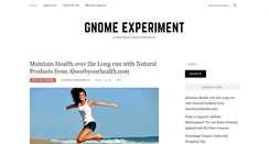 Desktop Screenshot of gnomeexperiment.com